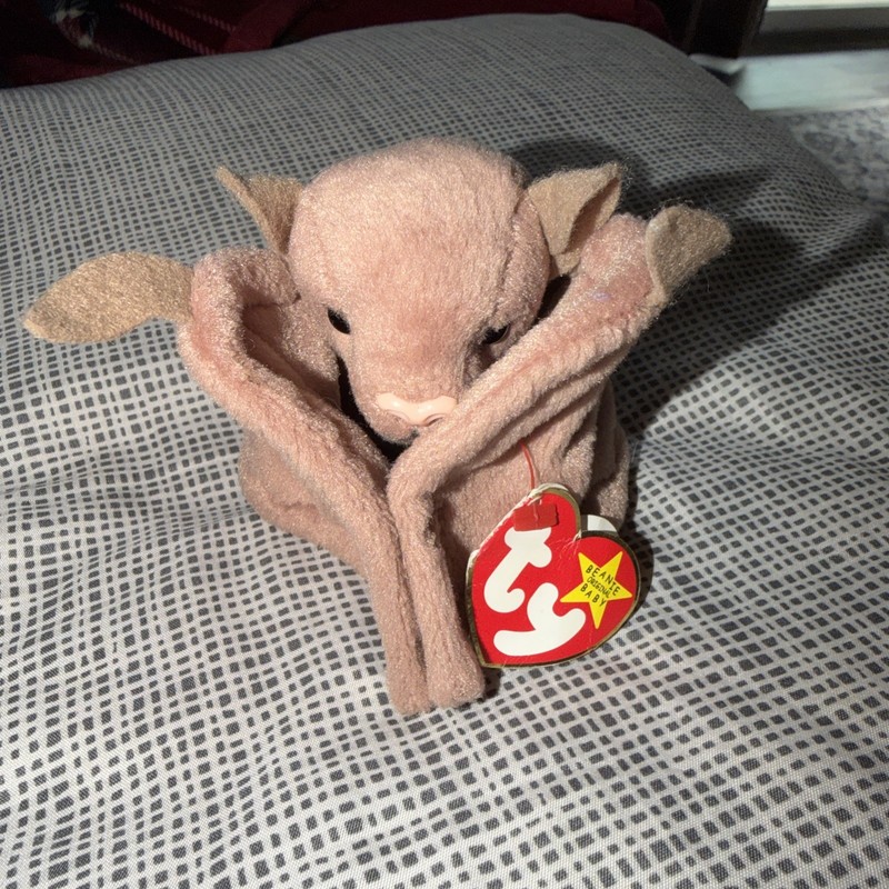 RARE Ty Beanie Baby "BATTY" the Bat 1996/1997 Retired! Tag With Errors 