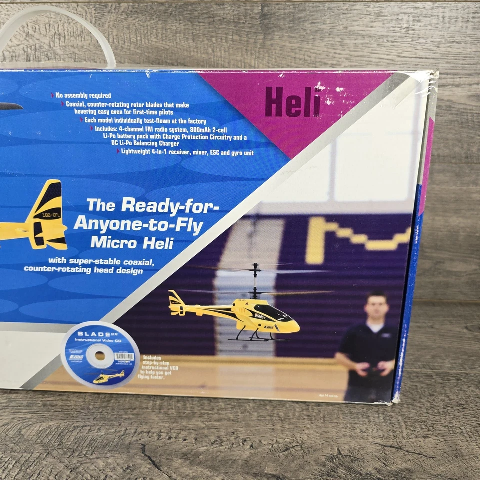 E-Flight Blade Cx RC Helicopter 4 Channel Ppm Transmitter Remote Heli - NEW - Image 3 of 4