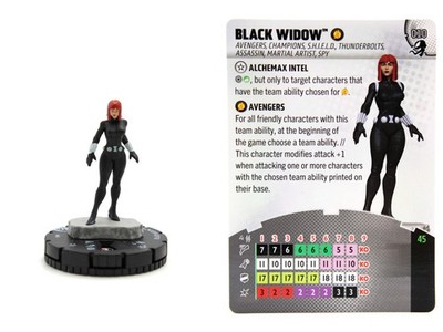 HeroClix - #010 Black Widow - Venom