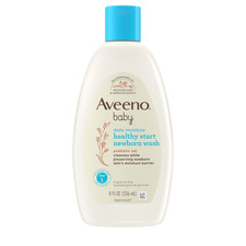 Healthy Start Nourishing Newborn Wash, Hypoallergenic Baby Body Wash, Prebiotic