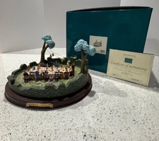 Disney WDCC ALICE in Wonderland TEA PARTY in WONDERLAND Figurine SCULPTURE COA