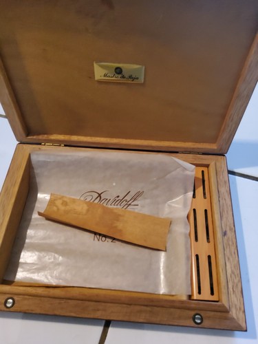 Humidor Cigar Mastro De Paja Box.made In Italy
