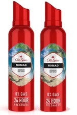 Old Spice Nomad Deodorant Body Spray 24 Hour Fresh Perfume No Gas 140ML Set Of 2