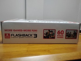 Atari Flashback 3 Console 60 Built-In Games 2 Controllers NTSC Composite RCA