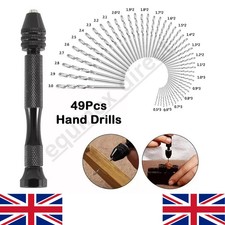 49X Mini Tiny Micro HSS Twist Drill Bit Set 0.5mm-3.0mm Hand Model Craft DIY Kit