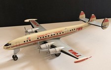 1950s Arnold Tinplate TWA Lockheed Super Constellation Friction Plane with box