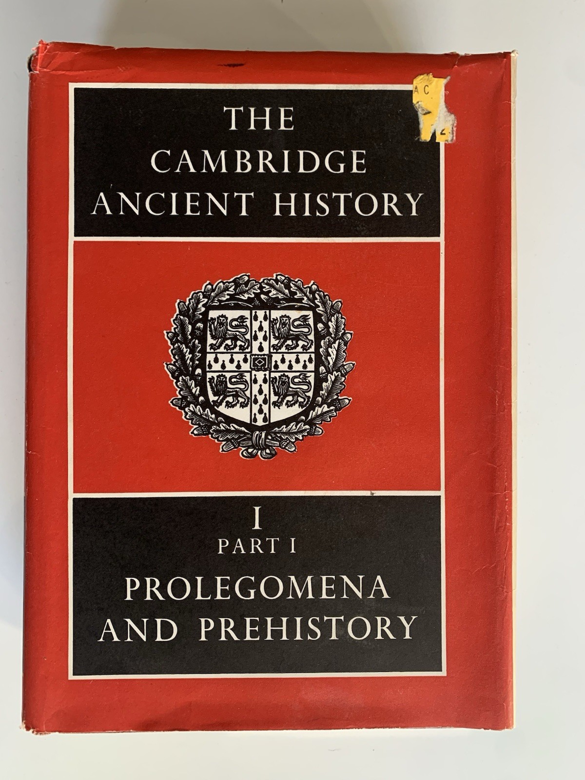 The Cambridge Ancient History Volume 1 Part 1