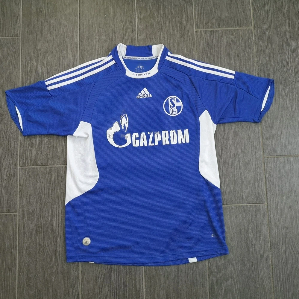 Vintage Retro 2008/09 Schalke 04 Größe: M Fußball Streetwear Fans Adidas