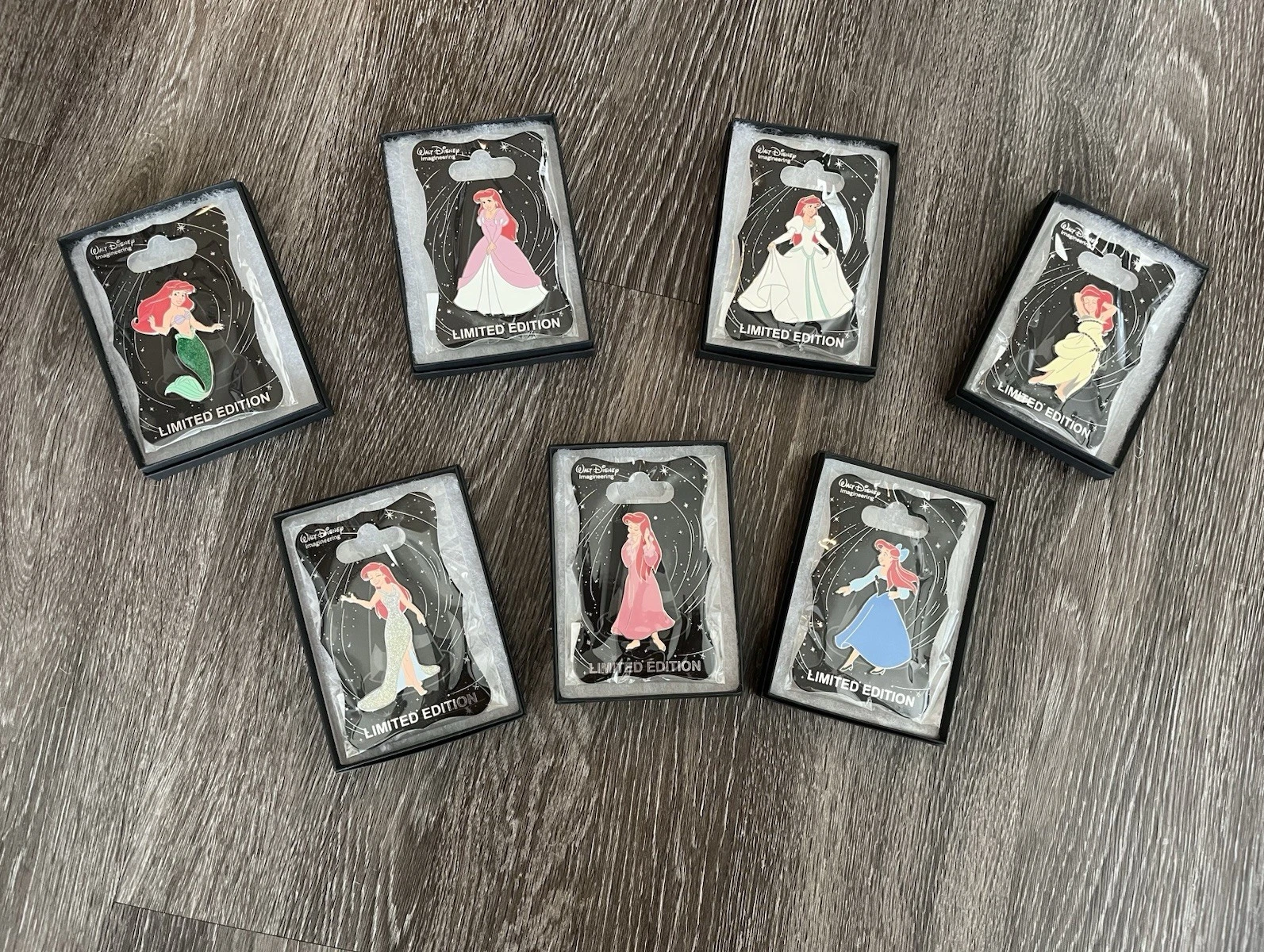 Limited Edition WDI 7-Pin Dress Set The Little Mermaid Outfit Series