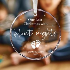 Pregnancy Announcement Gifts, Expecting Baby Ornament 2026, Comig Soon