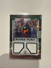 2021 Panini -Rookie Dual Swatches Isaiah Jackson,Chris Duarte #RT2-IND Green Ice