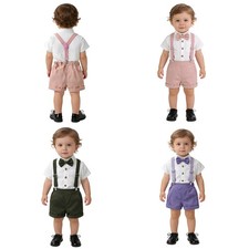 Toddlers Kids Set Wedding Outfit Church Suit Holiday Ceremony School Costume