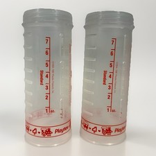 2 VTG 90  s Playtex Baby Bottle Nurser Drop in Liner Style w/o Top Or Nipple 7 oz