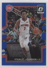 2017-18 Panini Donruss Optic Blue Prizm 41/49 Stanley Johnson #45 2ct