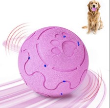 Interactive Smart Dog Ball Toy 80mm Automatic Rolling Jumping USB Rechargeable