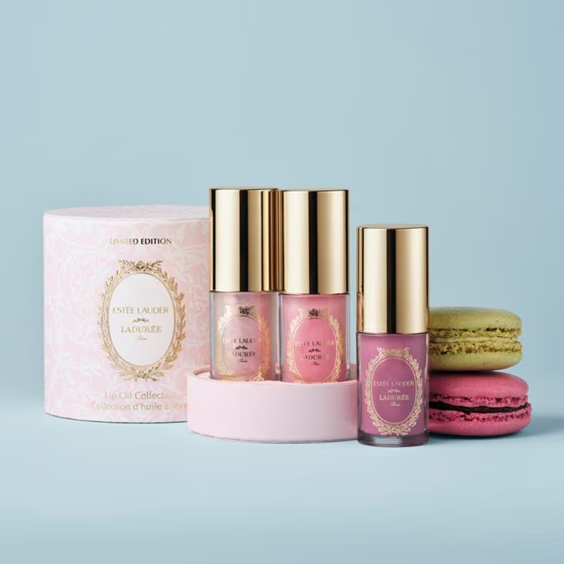【限定】Limited Edition Lip Oil Collection Estee Lauder x Laduree Limited Edition Lip Oil Collection 2025