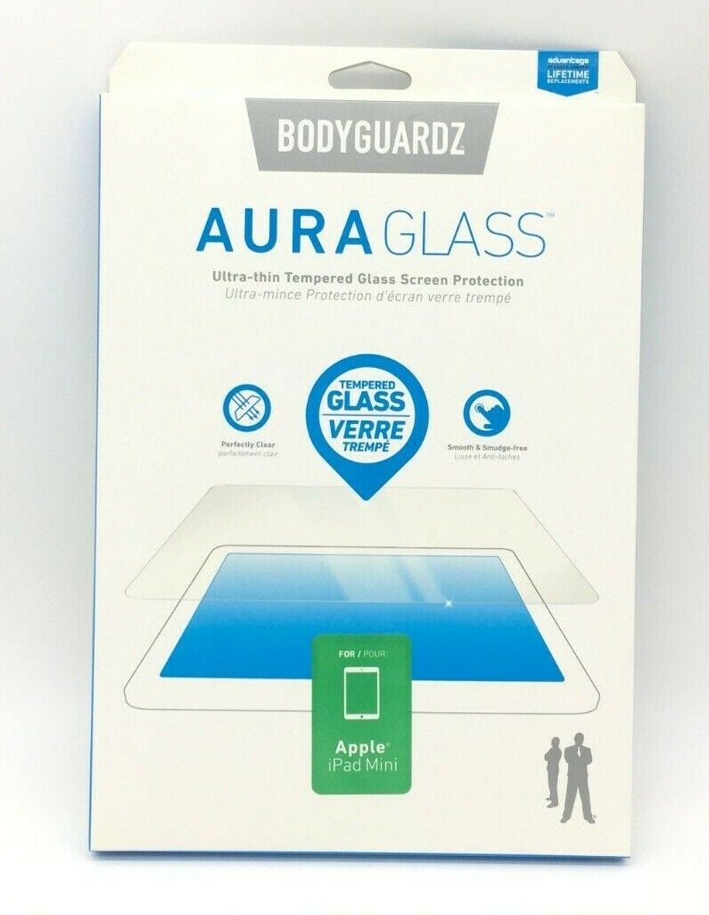 BodyGuardz AuraGlass Tempered Glass Screen Protector for Apple iPad Mini 3 *NEW*