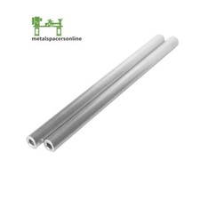 Aluminum Spacer-Tubing- 1/2" OD x 1/4" ID x 8" Long--Fits M6 or 1/4" Bolts