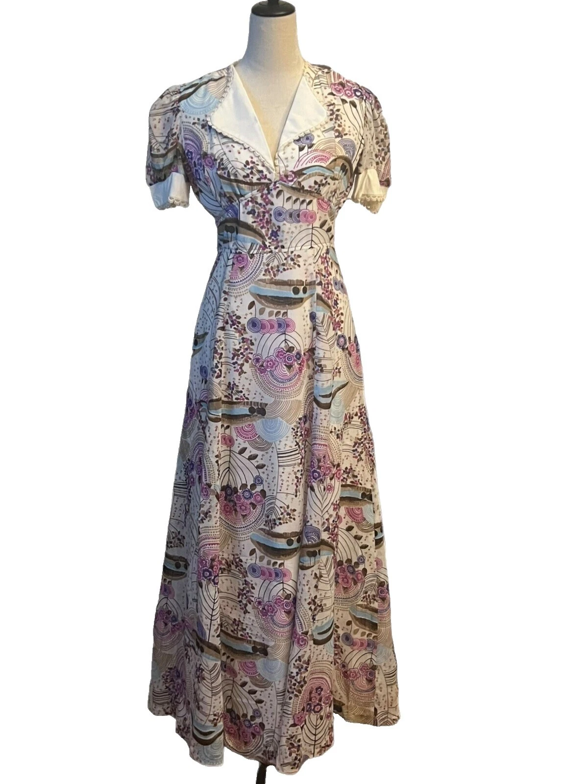 Mezcla de Algodón Hippy Vestidos VINTAGE ocasiones especiales para De mujer