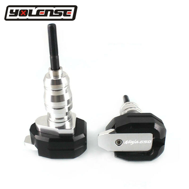 Protector deslizante de marco de protección contra caídas CNC verde para KAWASAKI 2017-2020 NINJA650 Foto 4 de 4