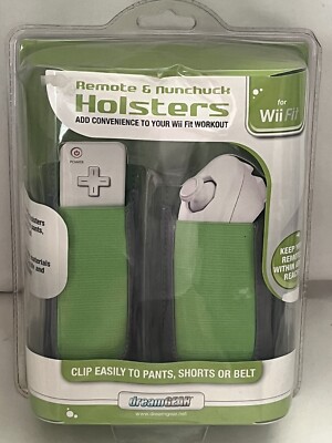 DreamGear Remote and Nunchuck Holsters For Nintendo Wii Brand New