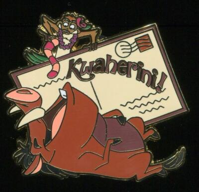 WDW Love is an Adventure 2017 Gift Goodbye Timon Pumbaa LE Disney Pin ...