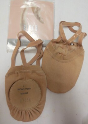  BLOCH S0639L Spin2  half sole Lyrical shoe Ladies szs Flesh Canvas suede