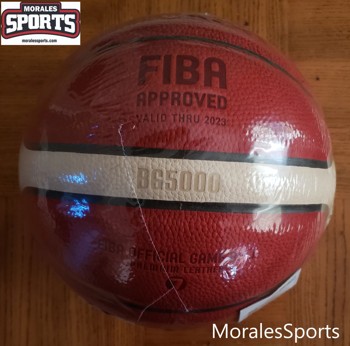Molten B7G5000 FIBA Premium Leather Basketball Size 7 29.5