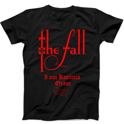 T-Shirt The Fall I Am Kurious Oranj Musik Geschenk Shirt schwarz 387