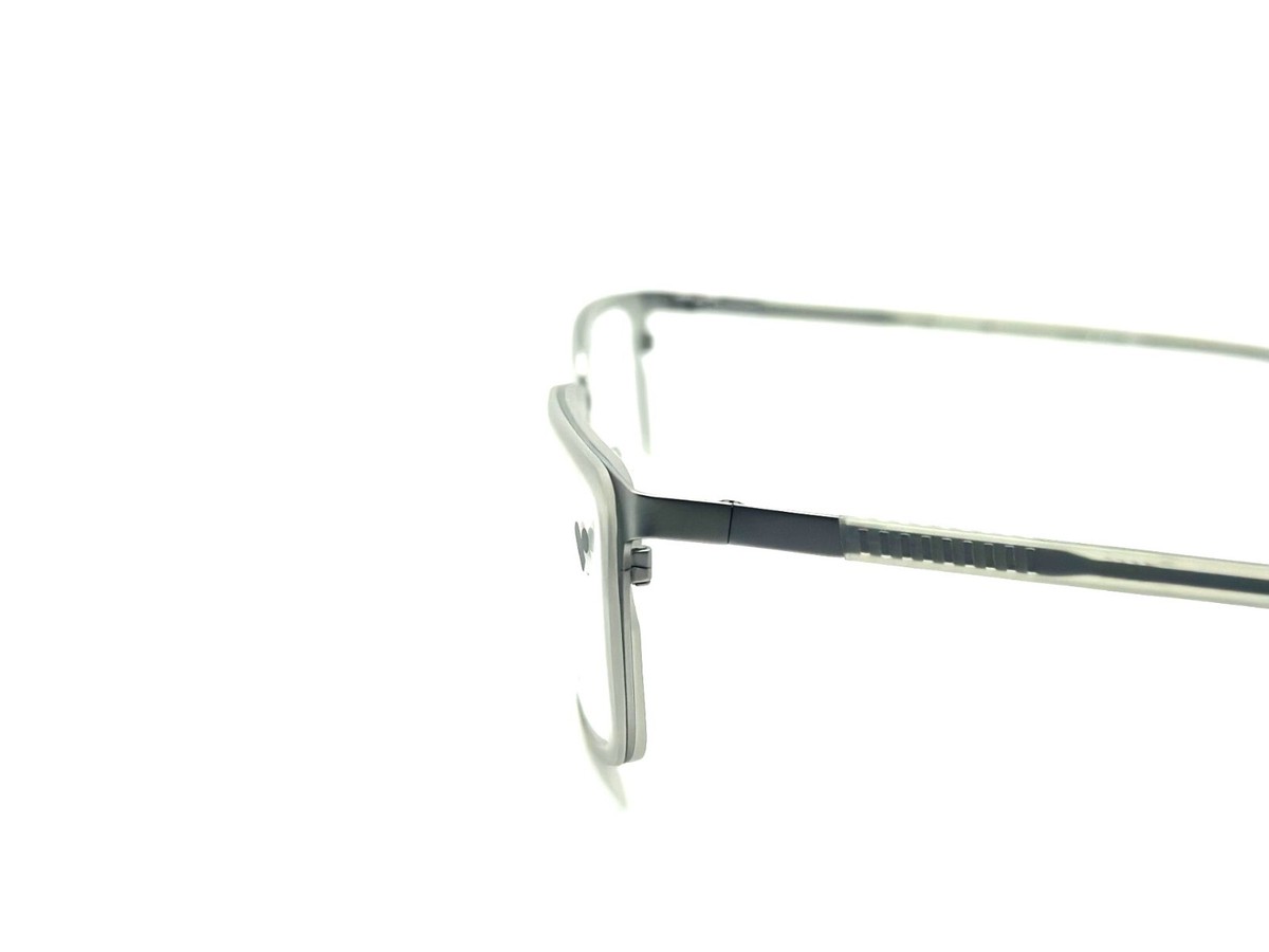 New Flexon E1138 044 Matte Grey & Silver Flexible Titanium Eyeglasses 56/18/150 NEW AUTHENTIC FLEXON E1138 044 Matte Grey/Silver Men  main image 3