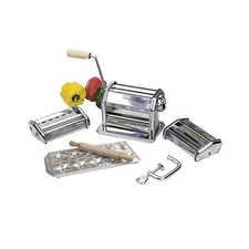 Pasta Maker Machine by Imperia- Heavy Duty Deluxe Set