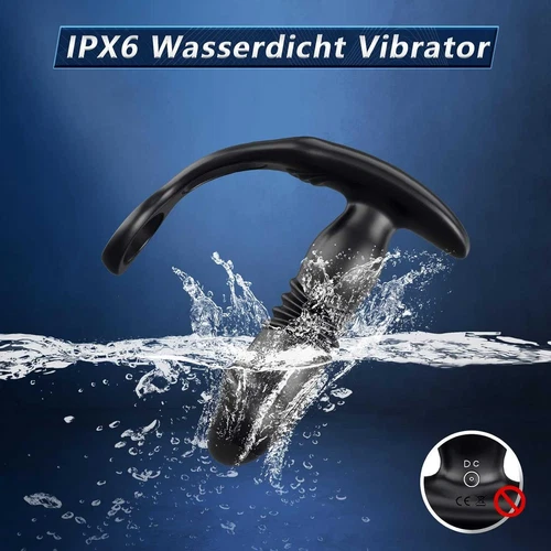 Male Prostate Massager APP Vibrator Thrusting Anal Butt Plug Dildo Sex Toys Men - Picture 15 of 24