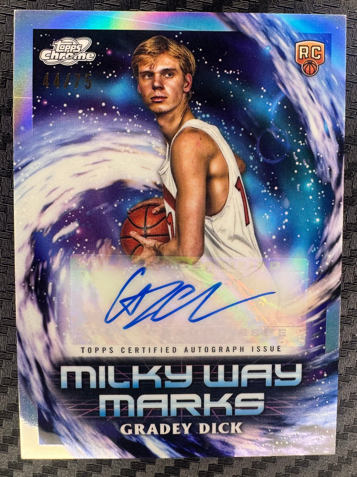 2023-24 Topps Cosmic Chrome - Milky Way Marks Gradey Dick #MWM-GD (AU, RC) /75