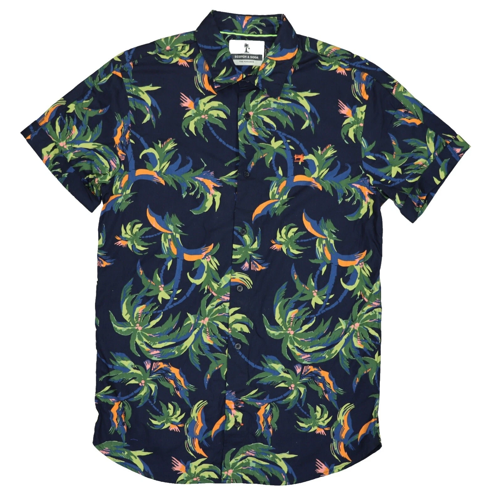 Camisas para hombre Scotch & Soda informales florales abotonadas