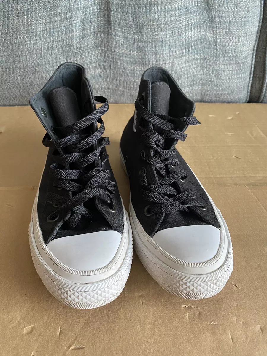 Converse Taylor II 2 Lunarlon Black High Top Sneaker Shoes 4 Womens 6 eBay