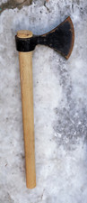 American Tomahawk Company Hatchet Axe on Wooden Handle 22" Long