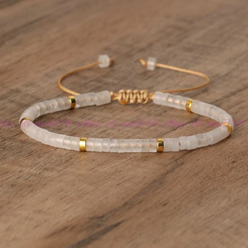 Minimalist Dainty Crystal Assorted Natural Gemstone Beads Healing Reiki Bracelet - Picture 27 of 60
