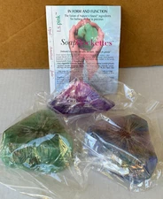 SoapRockettes Bath Foaming Gemstone Cleansing Soaps Set of (3) 4 oz.