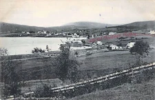 West Whycocomagh Cape Breton Canada Birds Eye View Postcard Copy