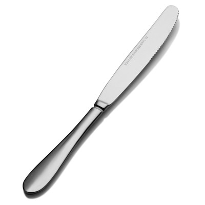 Bon Chef S1112 Stainless Steel 18/8 Chambers Solid Handle European Dinner Knife,