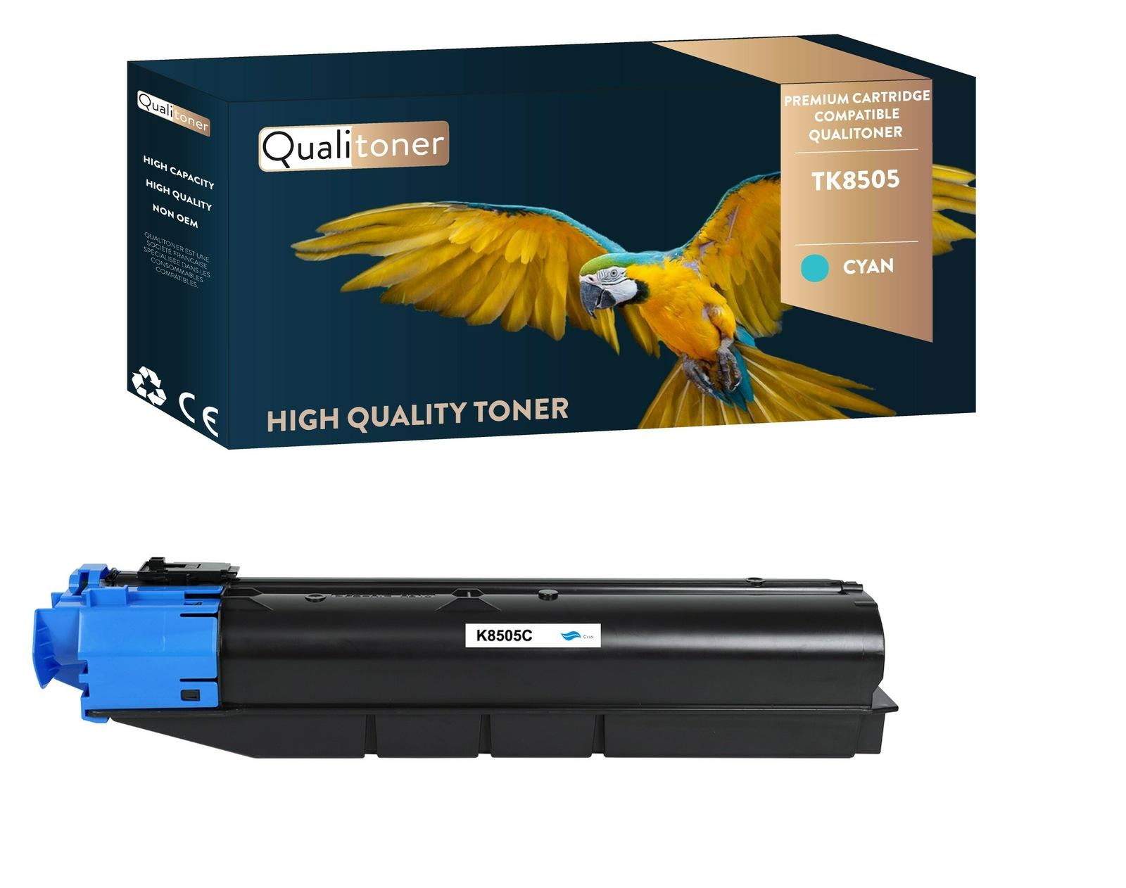 Toner TK8505C Cyan Qualitoner pour Réussir vos Présentations en Réunion
