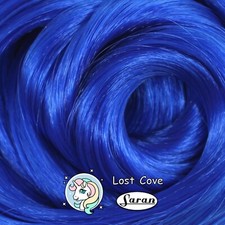 Japanese Saran Doll Hair - Lost Cove Blue for Rerooting Custom Dolls
