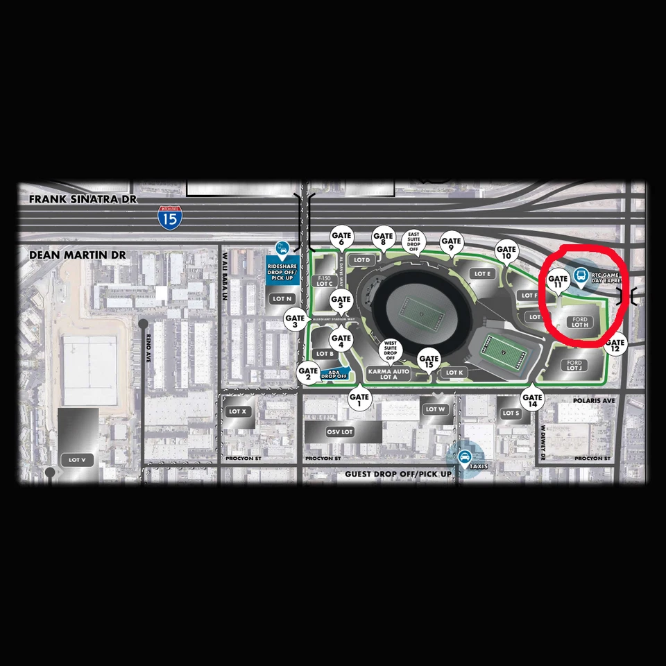 2 Tix + Parking LV Raiders vs Denver Broncos at Allegiant 12/7/2025 @ 1:05pm - Image 4 of 4