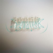 10pcs 1ml Bottle Empty Sample Vials Clear Glass Bottles with Plastic Lid Small