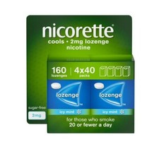 Nicorette Cools Lozenges Mint 2mg 160 Pack 4x40 