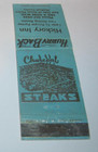 Matches Matchbook Cover Hickory Inn Great Plains Restaurant Charcoal Steaks — photo 2