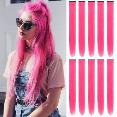 10Pcs ）Haarsträhnen Zum Einflechten Clip In Extensions Haarsträhnen Zum Einkl...
