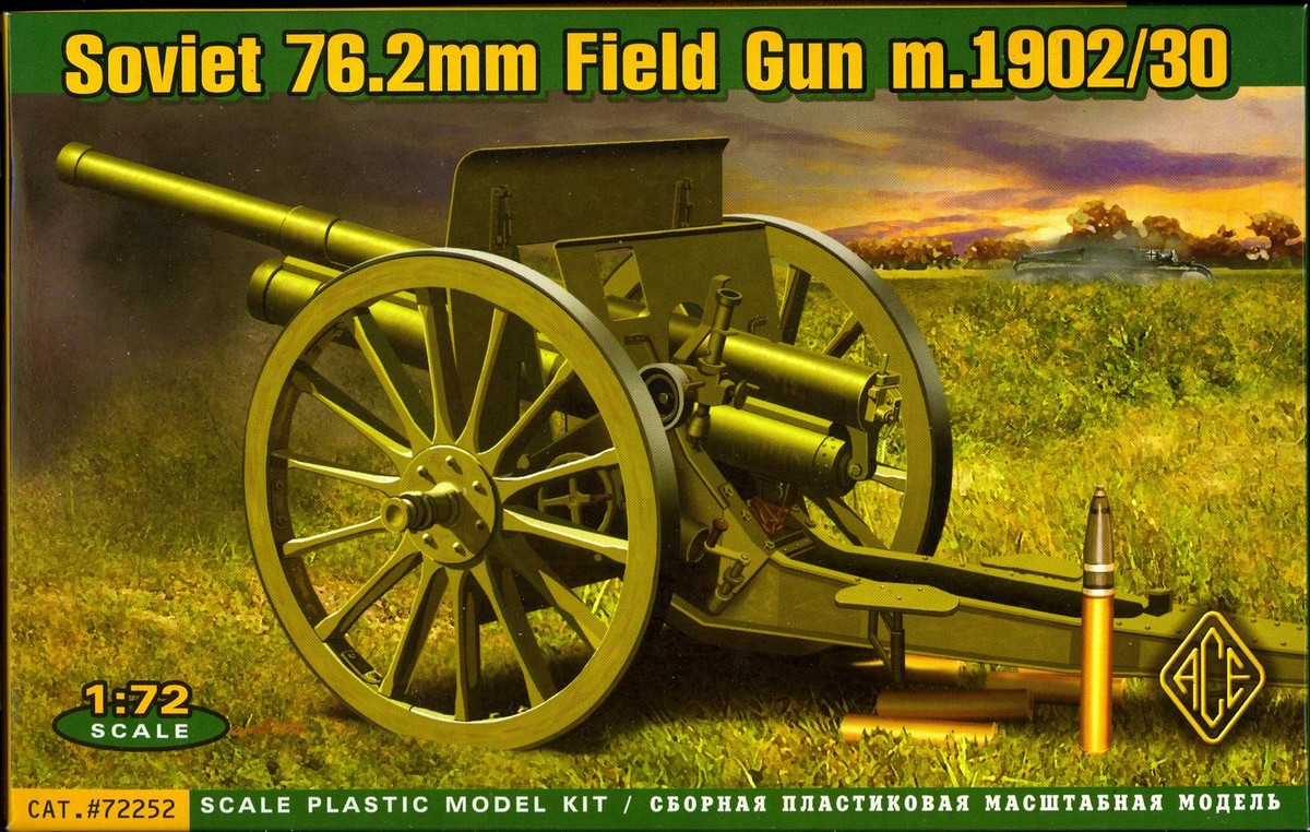【s.】 Ace Models 1/72 Soviet 76.2 mm FIELD GUN m.1902/30 | eBay
