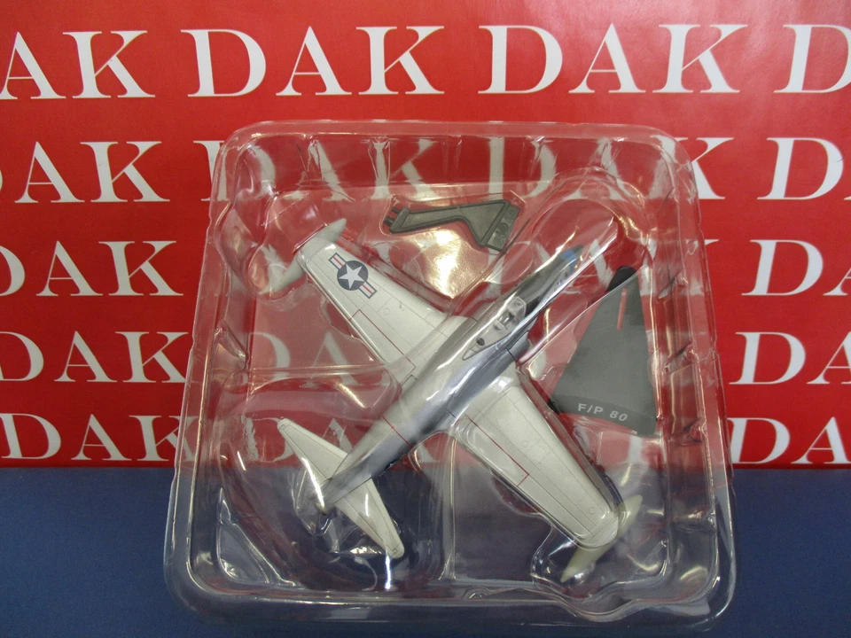 Die cast 1/96 Modellino Aereo Aircraft Lockheed P-80 Shooting Star 12th AF 1946 - Immagine 4 di 4