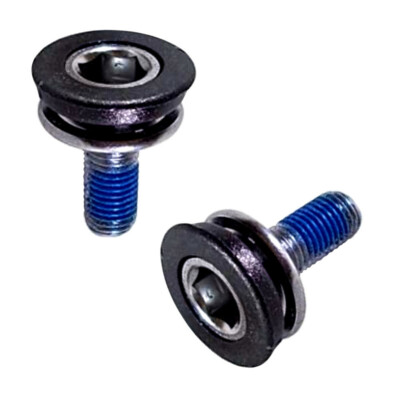 Lot De 2 Vis De Pédalier Vélo M8 X 18 Mm – Acier Résistant, Fixation Hexagonale Externe